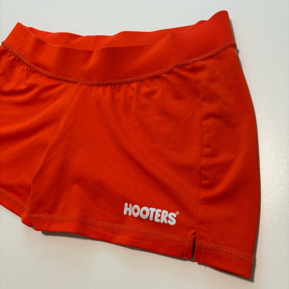 Hooters Orange Athletic Shorts